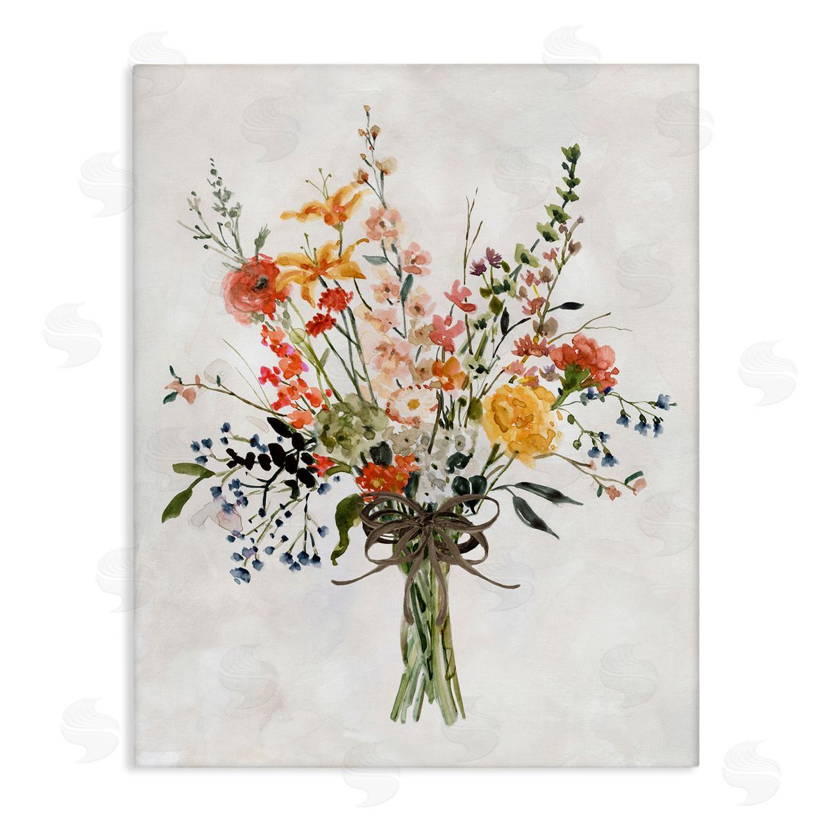 Enchanting Floral Bouquet Canvas Wall Art, Home Decor by Carol Robinson