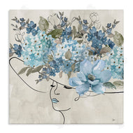 Nan | Blue Floral Hat