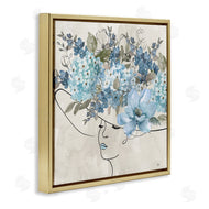 Nan | Blue Floral Hat