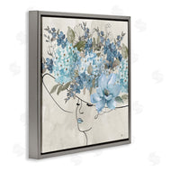 Nan | Blue Floral Hat