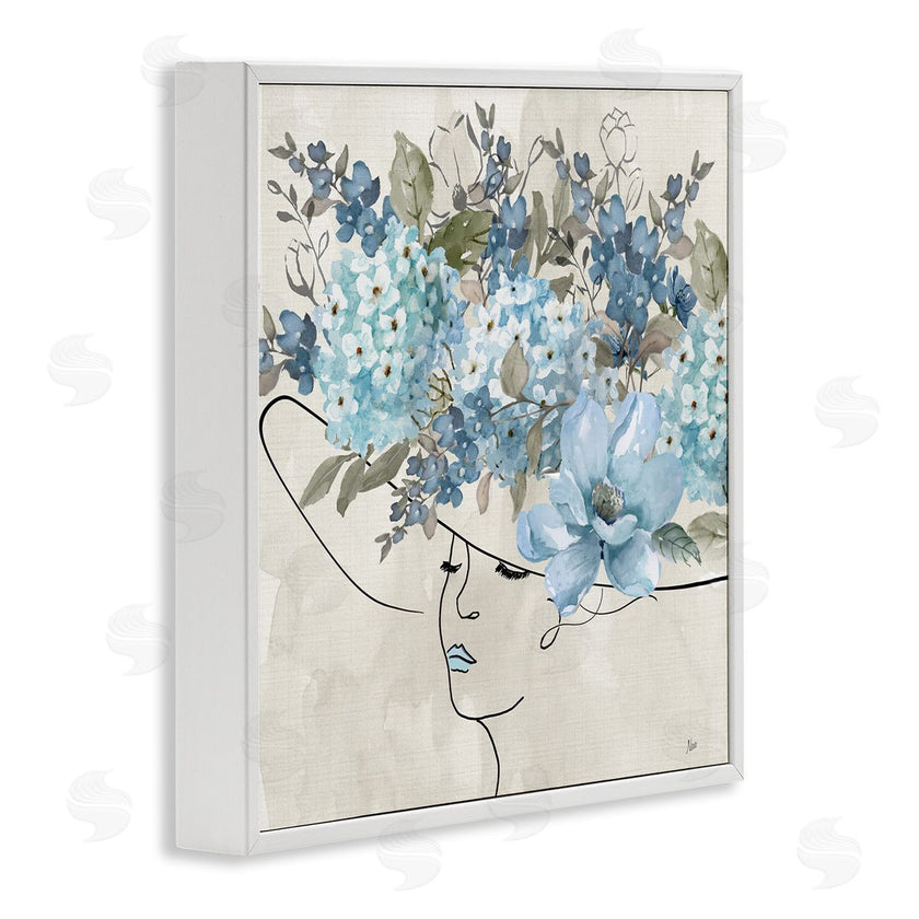 Nan | Blue Floral Hat