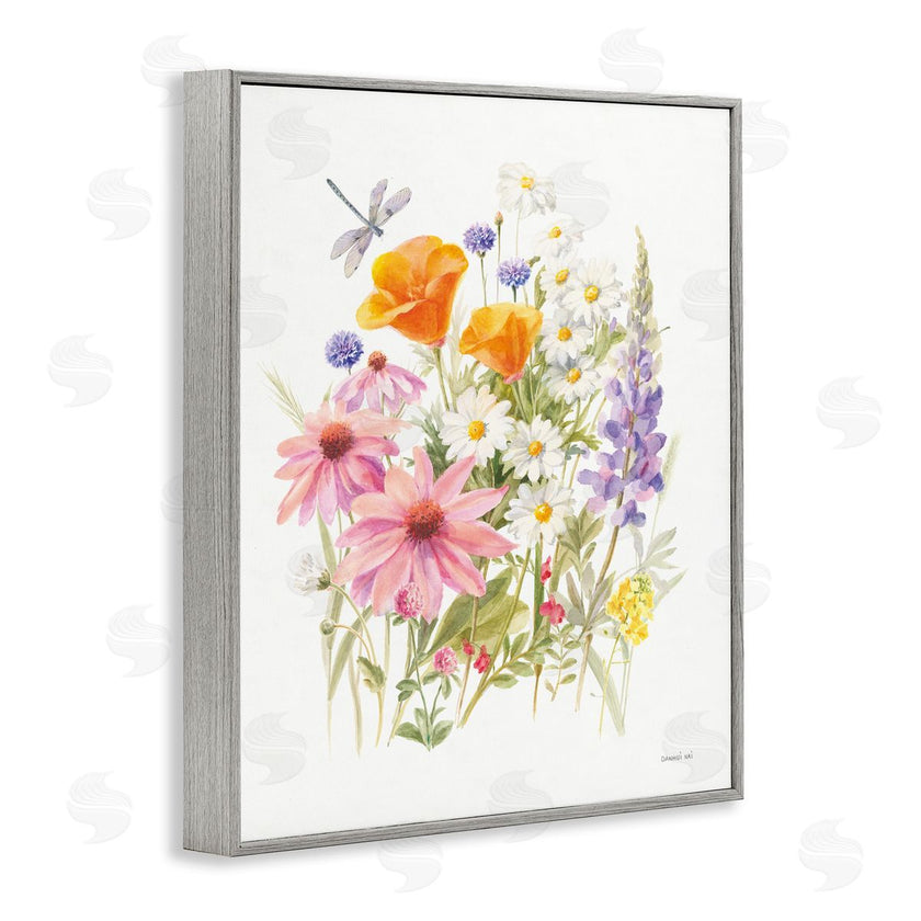 Danhui Nai | Bright Flowers and Dragonfly