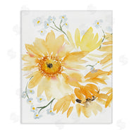 Amanda Cook | Yellow Brushed Flowers