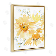 Amanda Cook | Yellow Brushed Flowers