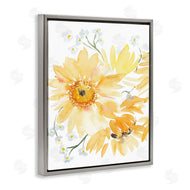 Amanda Cook | Yellow Brushed Flowers