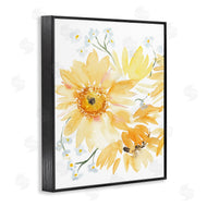 Amanda Cook | Yellow Brushed Flowers
