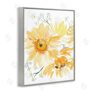 Amanda Cook | Yellow Brushed Flowers