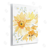Amanda Cook | Yellow Brushed Flowers