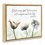 Albert Koetsier | Live In Peace Floral
