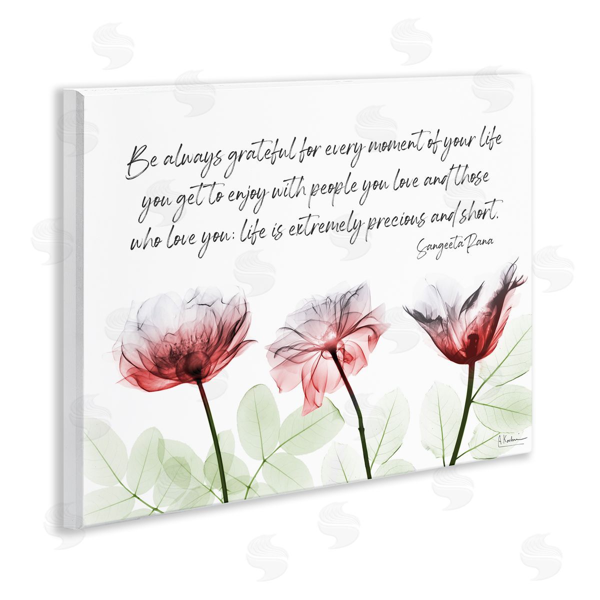 Precious Faith Quote Wood Plaque Wall Art, Home Decor by Albert Koetsier
