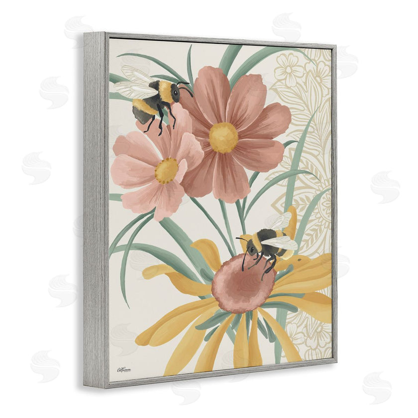 Cat Thurman Designs | Pollinating Bumble Bees