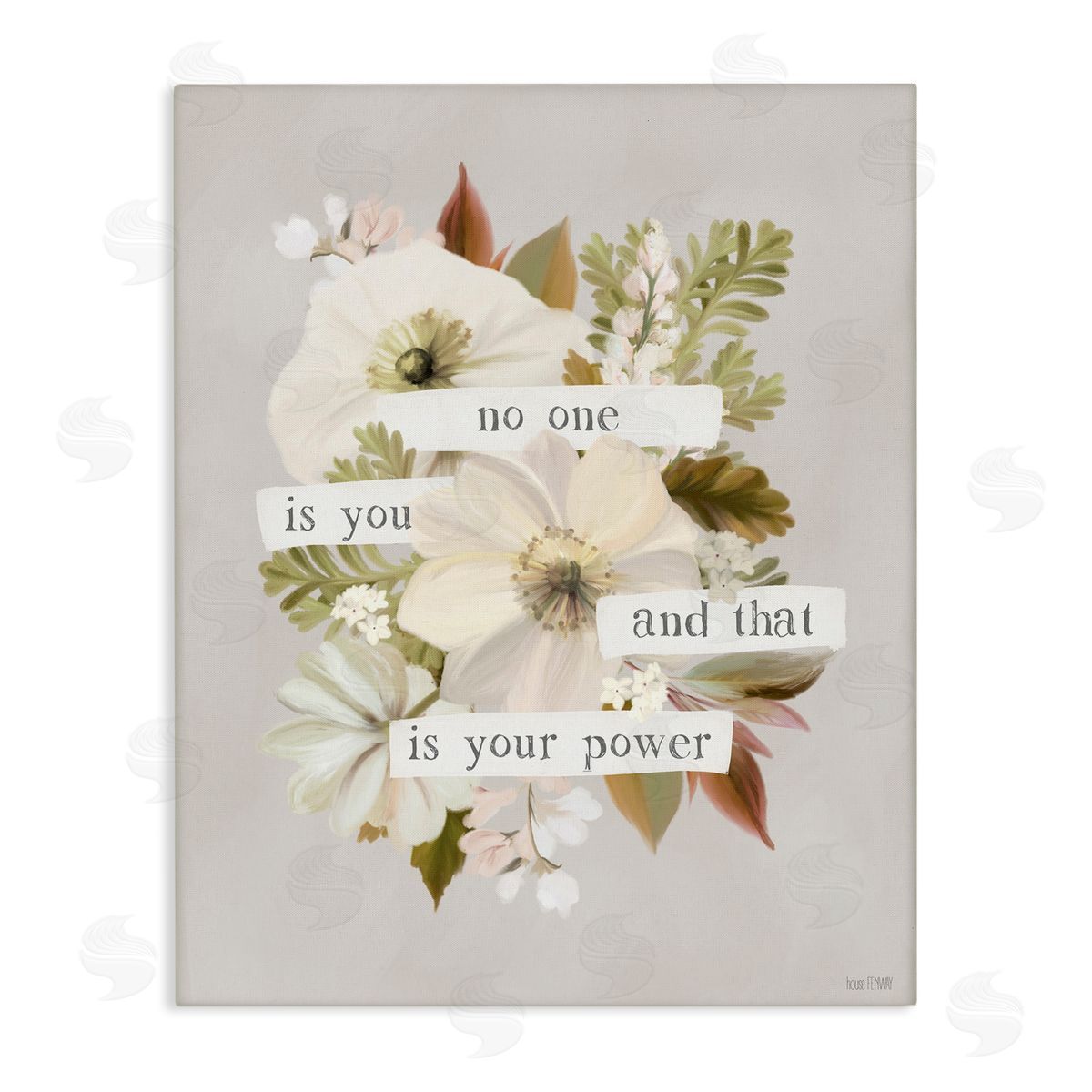 No One Is You Canvas Wall Art, Home Decor by House Fenway