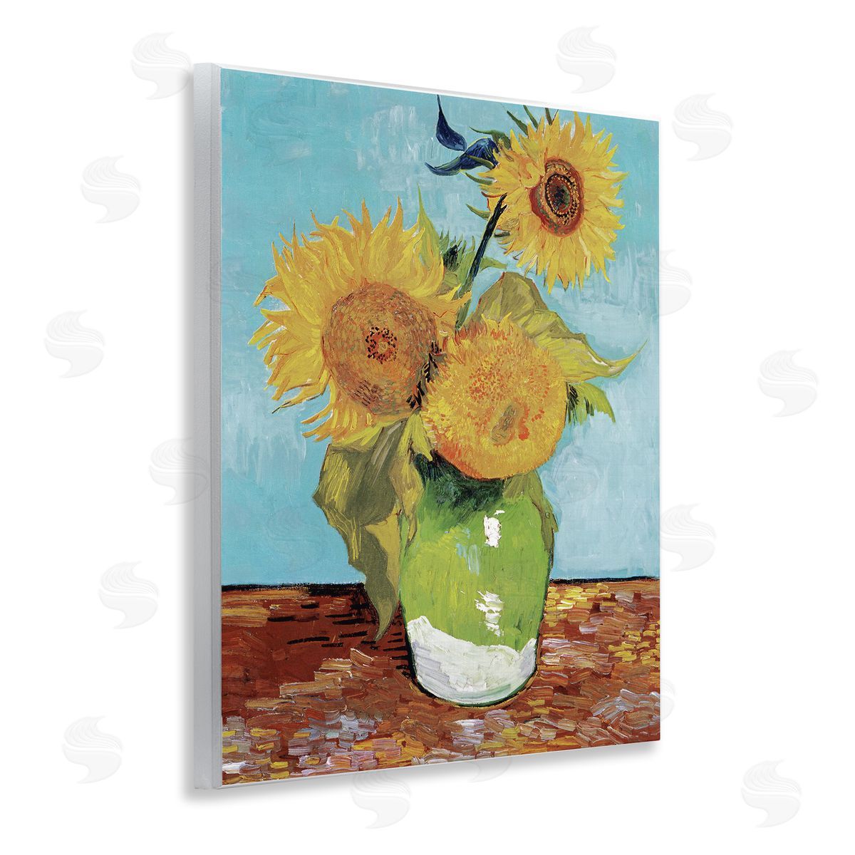Van Gogh Sunflowers Wood Plaque Wall Art, Home Decor by Andrea Haase