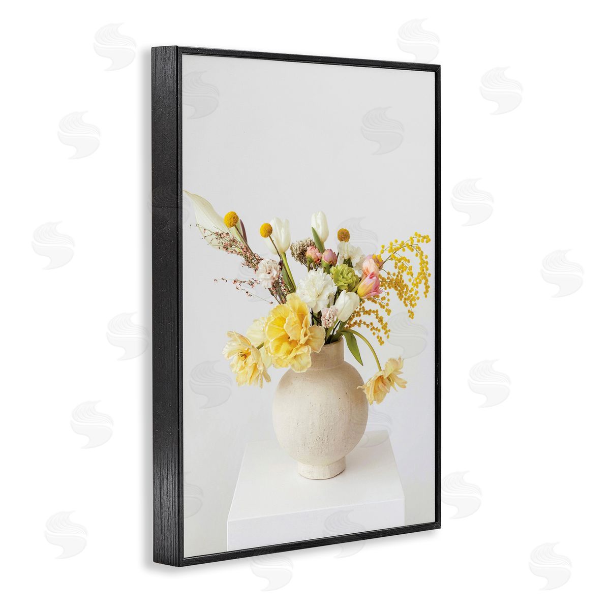 Simple Vase Photography Black Frame Print Wall Art, Home Decor by Incado