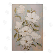 Petals Prints Design | Pearly White Flowers