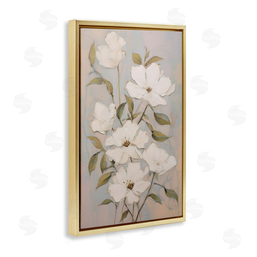 Petals Prints Design | Pearly White Flowers
