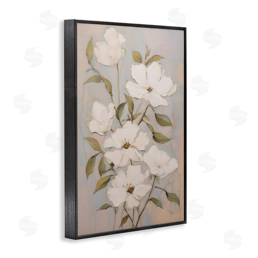 Petals Prints Design | Pearly White Flowers