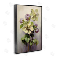 Petals Prints Design | Green and Purple Flowers