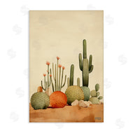 Roozbeh Bahramali | Desert Cactus Scenery
