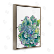 Alexandria Gilbert Kincaid | Abstract Succulent Watercolor