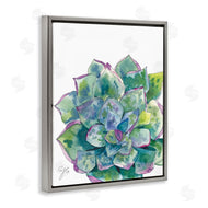 Alexandria Gilbert Kincaid | Abstract Succulent Watercolor