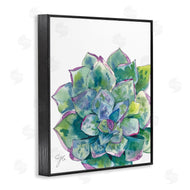 Alexandria Gilbert Kincaid | Abstract Succulent Watercolor