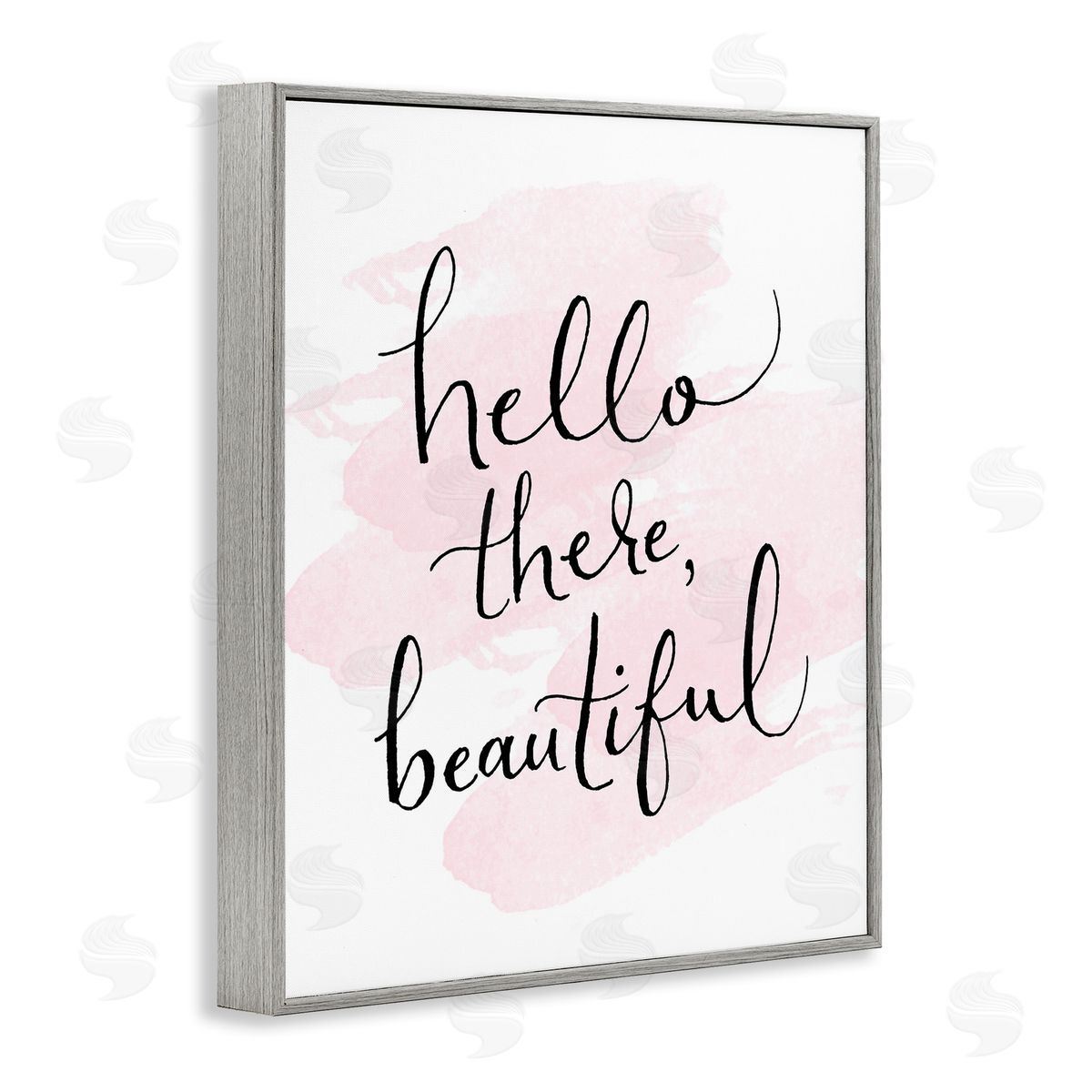 Hello There Beautiful Grey Frame Print Wall Art, Home Decor by Sd Graphics Studio
