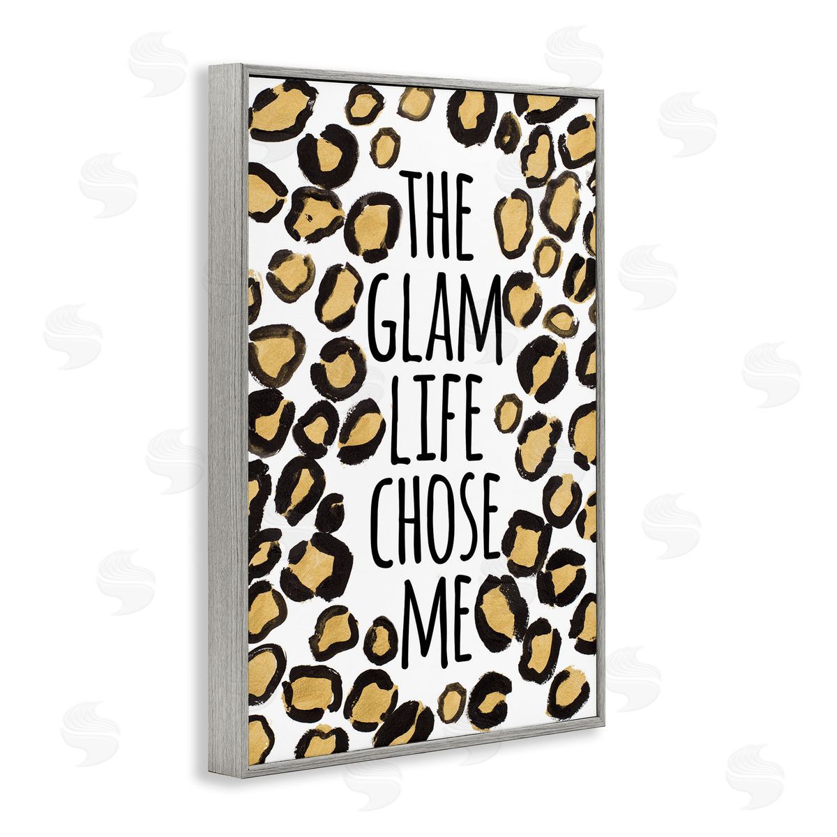 Glam Life Chose Me Grey Frame Print Wall Art, Home Decor by Lanie Loreth