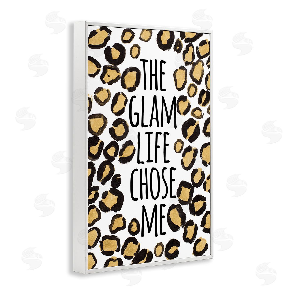 Glam Life Chose Me White Frame Print Wall Art, Home Decor by Lanie Loreth