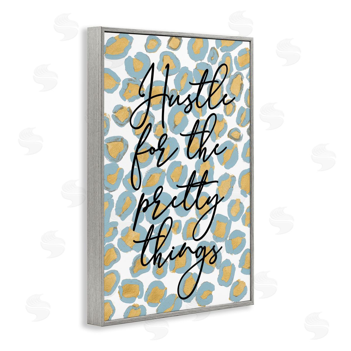 Hustle For Pretty Things Grey Frame Print Wall Art, Home Decor by Lanie Loreth