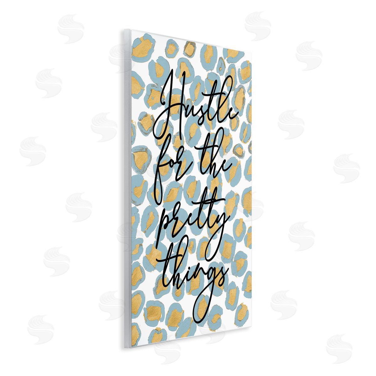 Hustle For Pretty Things Wood Plaque Wall Art, Home Decor by Lanie Loreth
