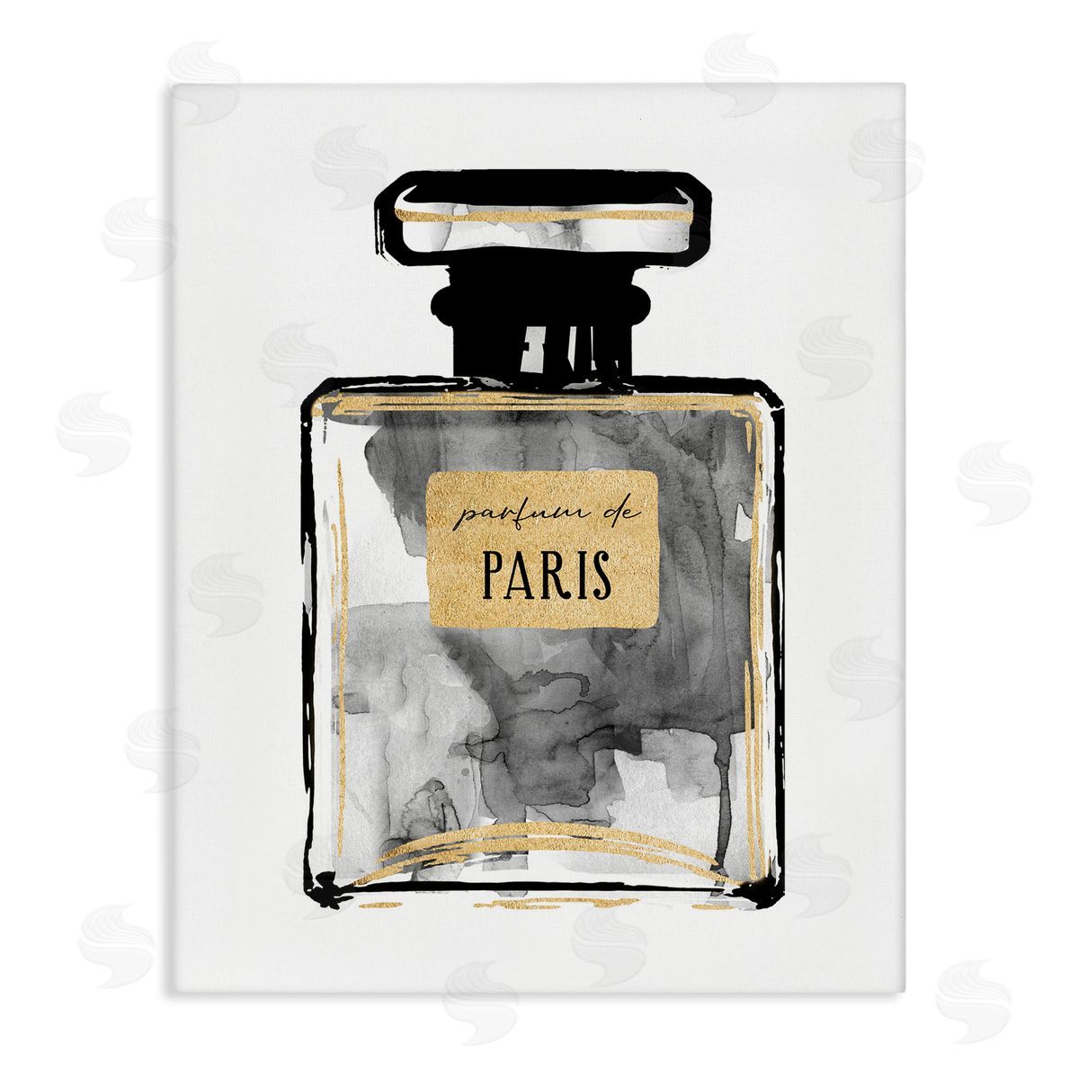Bold French Perfume Canvas Wall Art, Home Decor by Carol Robinson