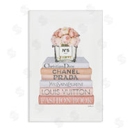 Amanda Greenwood | Glam Bookstack and Flowers