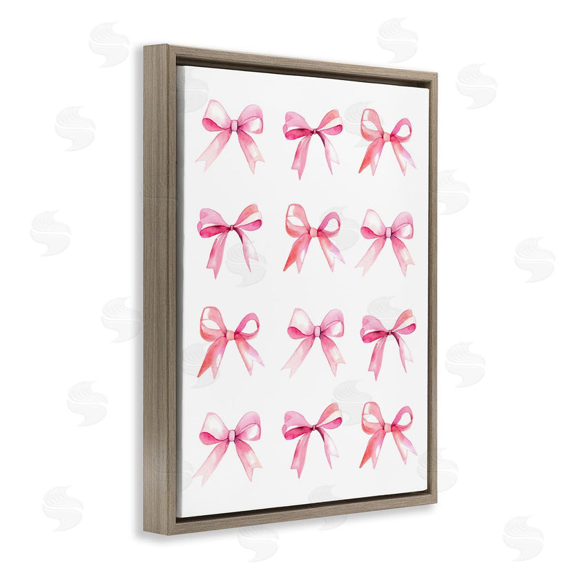 Stupell Studio | Pink Bows Rows