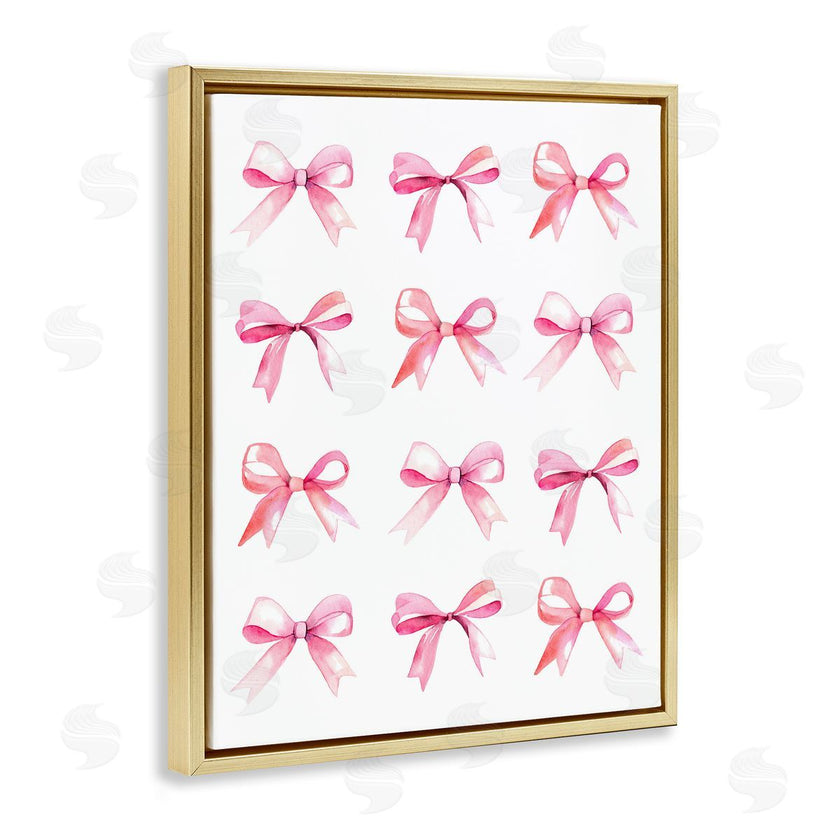 Stupell Studio | Pink Bows Rows