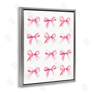 Stupell Studio | Pink Bows Rows