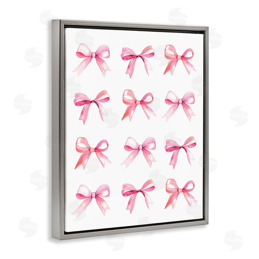Stupell Studio | Pink Bows Rows