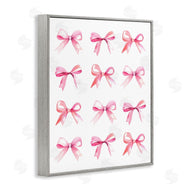 Stupell Studio | Pink Bows Rows