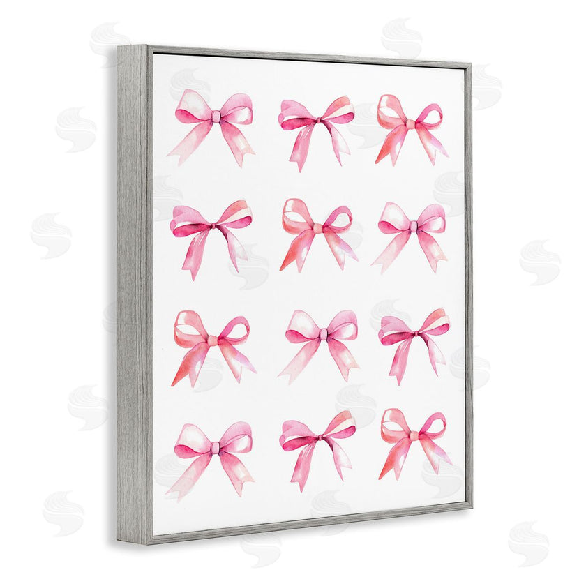 Stupell Studio | Pink Bows Rows