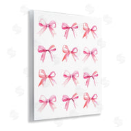 Stupell Studio | Pink Bows Rows