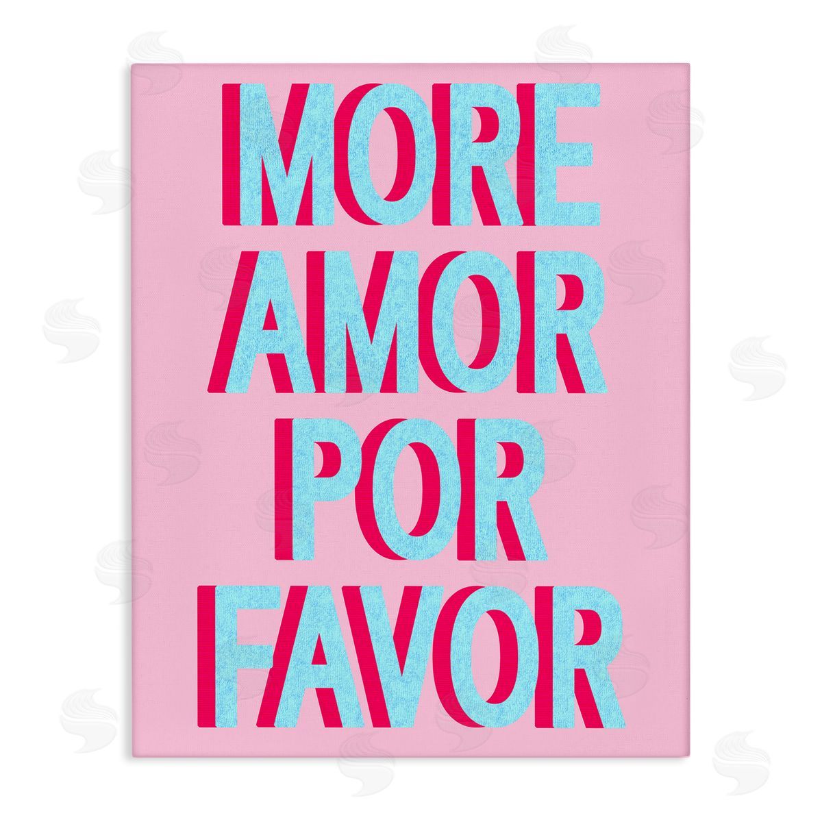 More Amor Phrase Canvas Wall Art, Home Decor by Stupell Studio