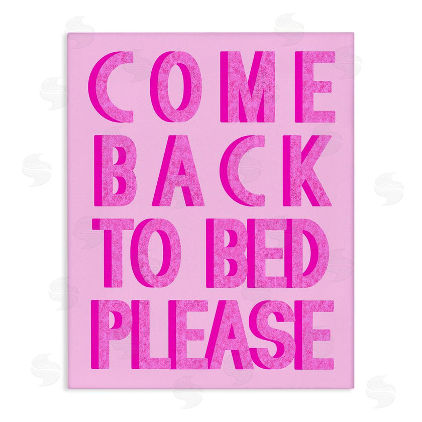 Stupell Studio | Purple Back to Bed