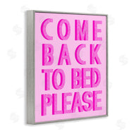 Stupell Studio | Purple Back to Bed