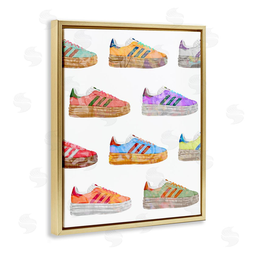 Ziwei Li | Various Striped Sneakers