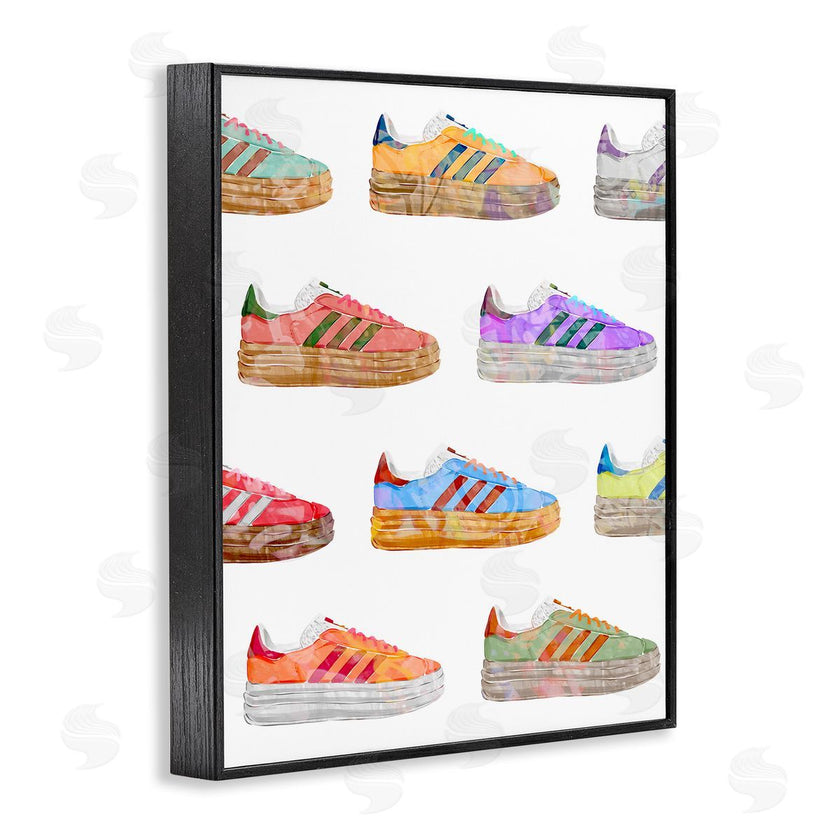 Ziwei Li | Various Striped Sneakers