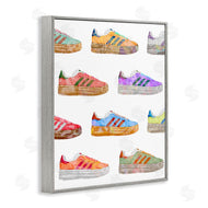 Ziwei Li | Various Striped Sneakers
