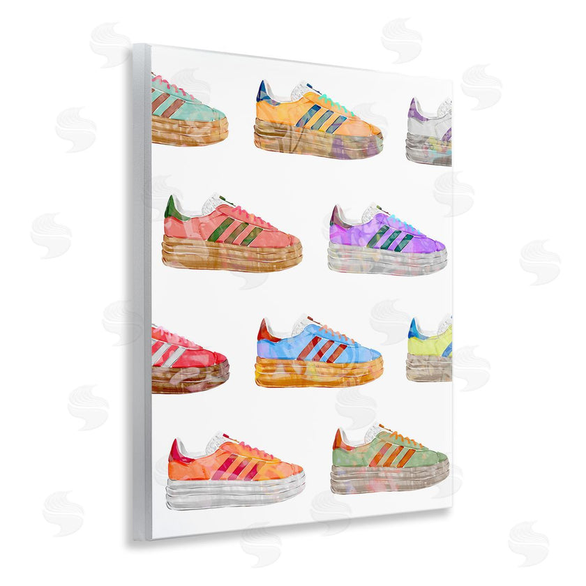 Ziwei Li | Various Striped Sneakers
