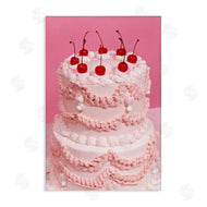 LISH Creative | Pink Cherries Cake