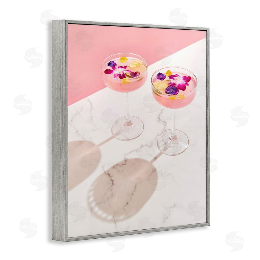 LISH Creative | Pink Floral Cocktails