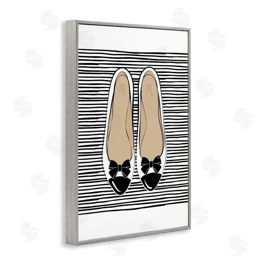 Martina Pavlova | Bow Flats on Stripes